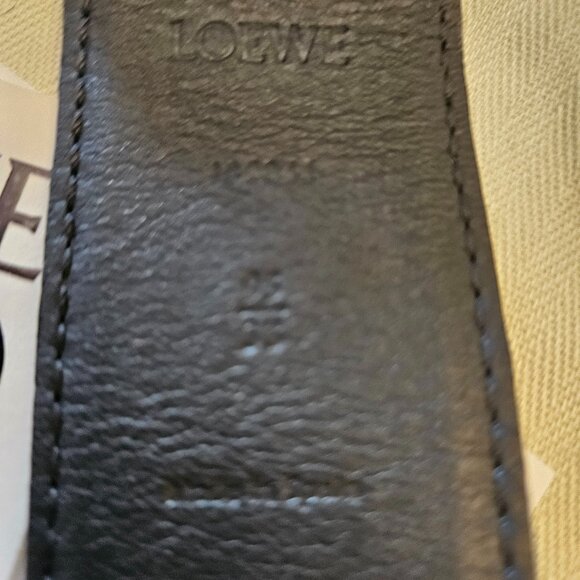 Loewe Reversible Tan and Black Anagram Belt - Size 95 cm/37.5 in - Picture 11 of 11